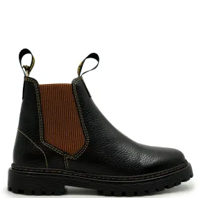 Angulus Black and Brown Boot